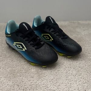 Umbro Black and Blue Kids Shoes